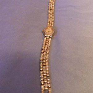 Elgin Gold Watch Diamond in Face! Vintage